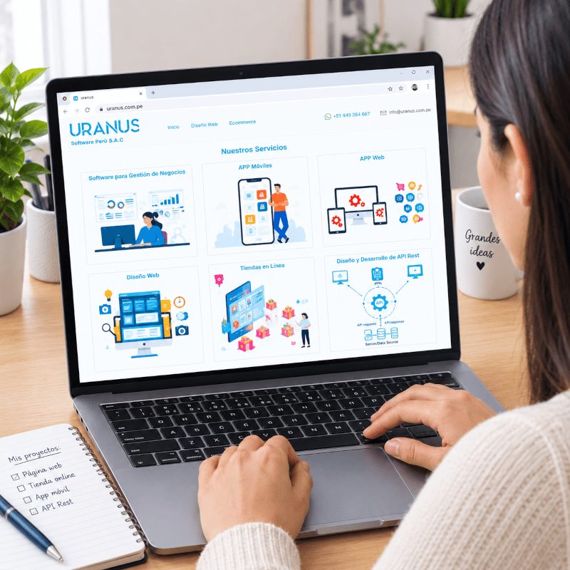 sitios web